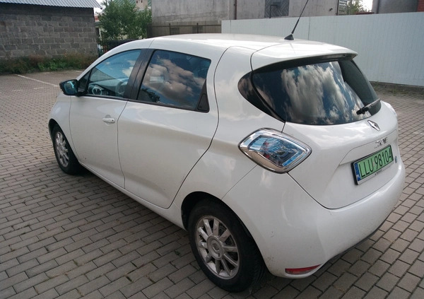 Renault Zoe cena 49800 przebieg: 62253, rok produkcji 2016 z Borne Sulinowo małe 37